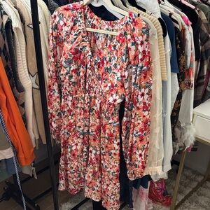 Floral Long Sleeve Dress
